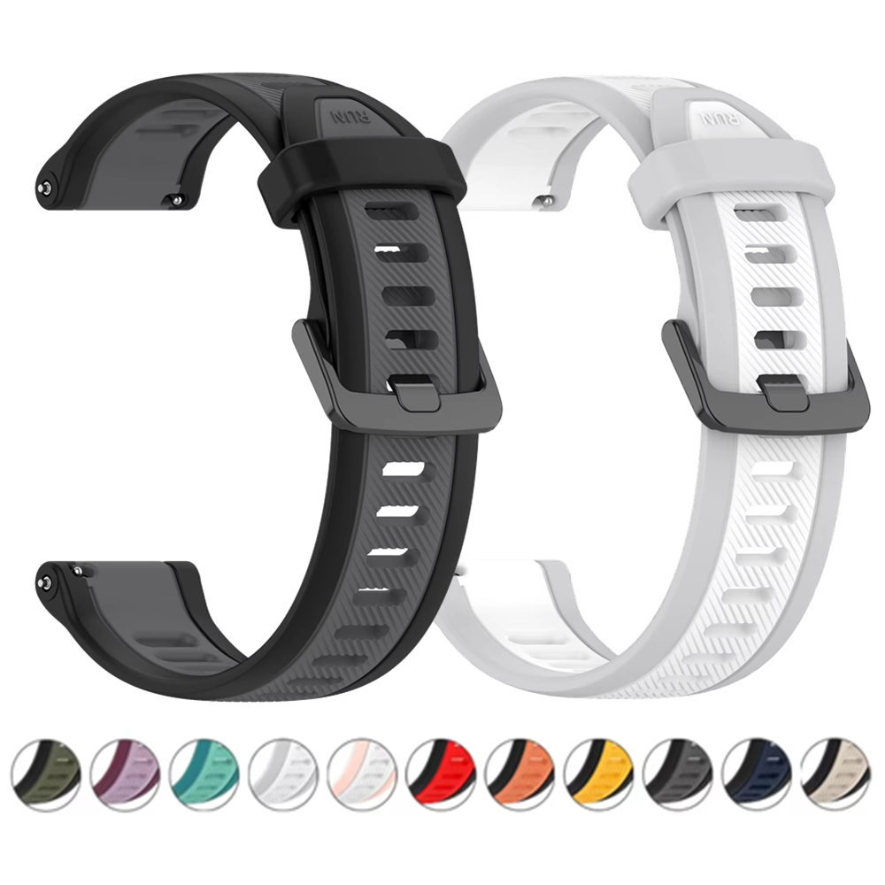 Silicone Watch Band 22Mm - 22mm 20mm 18mm Texture cinturino in