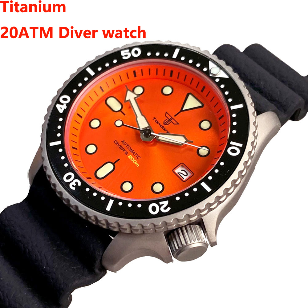 Rubber Strap Diver - Orologio da Uomo Tandorio 41mm in
