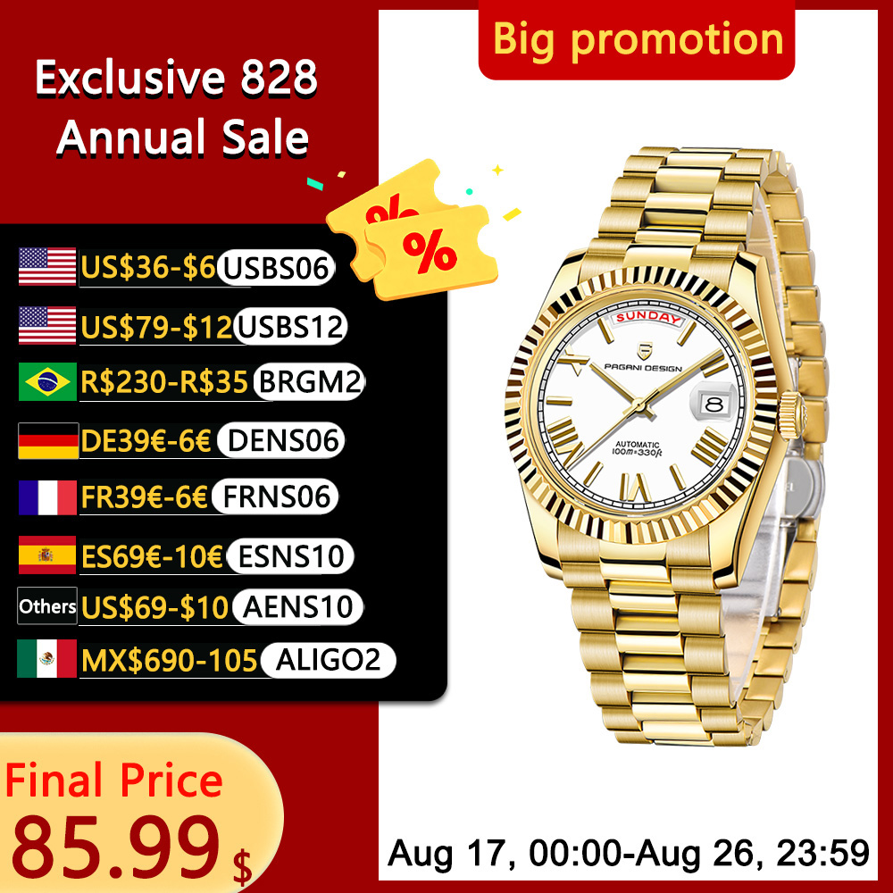 Rolex Watch Datejust - Orologio Pagani Design 2025, nuovo DD40,