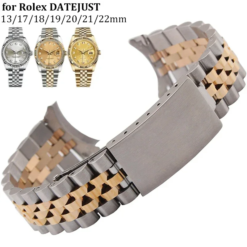Rolex Watch Datejust - Cinturino in acciaio inossidabile per cinturino