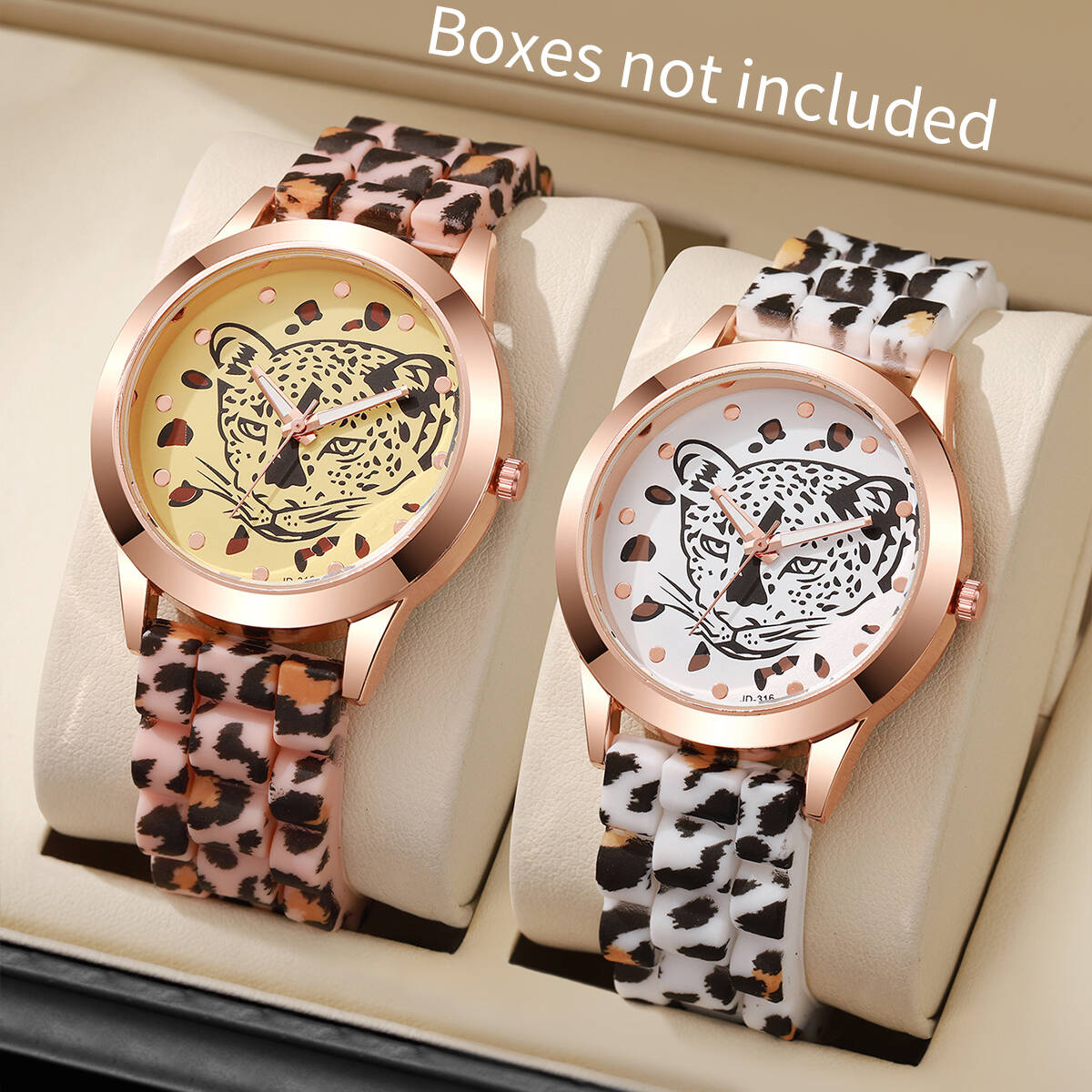 Silicone Band Women - 2 pezzi/set orologi da donna alla