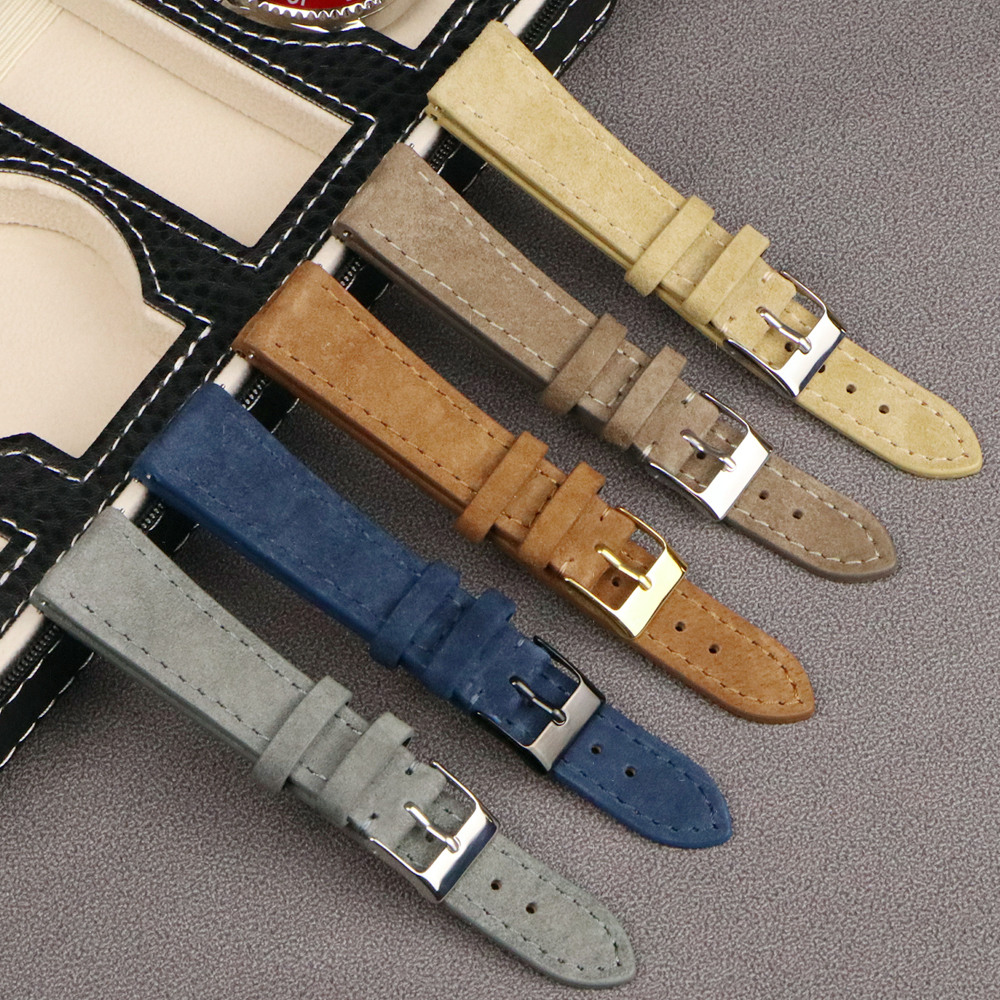 Leather Strap Quick Release - Cinturino per orologio in pelle scamosciata