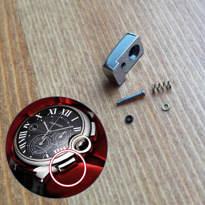 Cartier Watch Ballon Bleu - Pulsante impermeabile in acciaio per parti