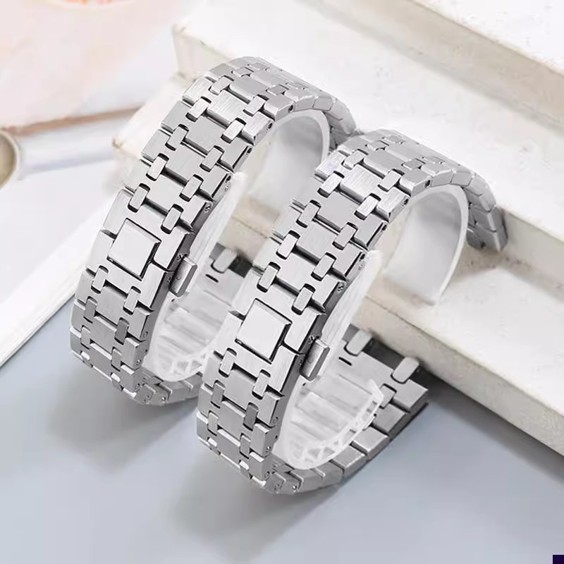 Audemars Piguet Watch Royal Oak - Bracciale in argento in acciaio inossidabile