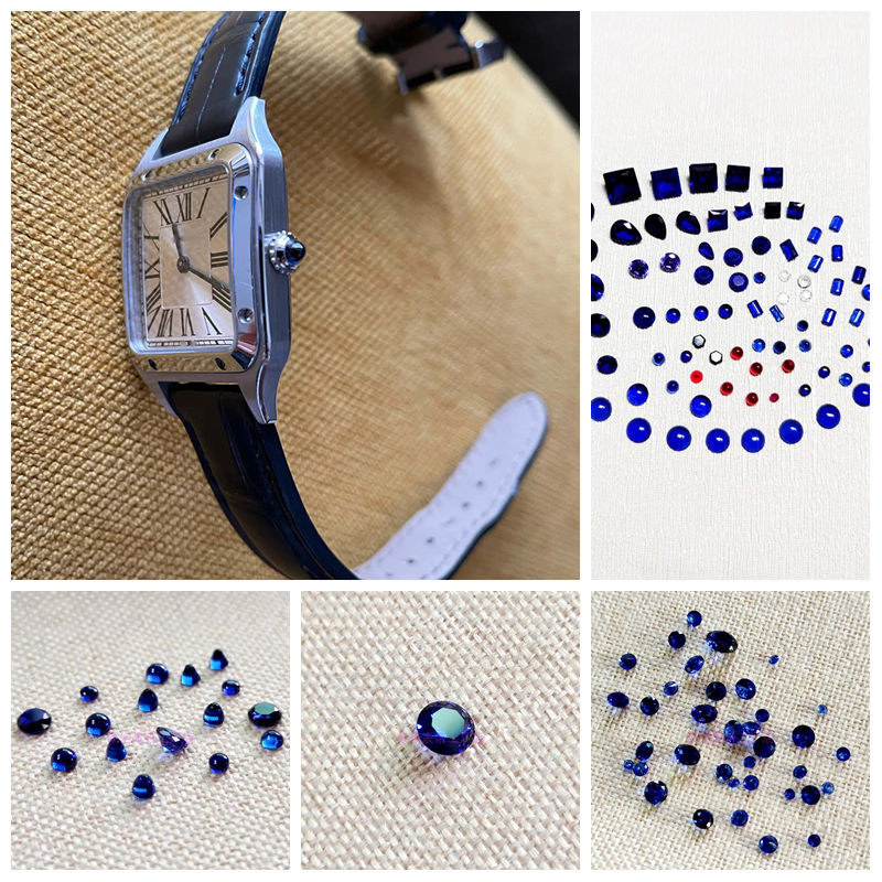 Cartier Watch Ballon Bleu - Corona per Orologio con Zaffiro Blu