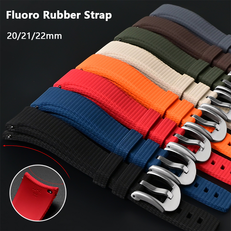 Rubber Strap Diver - Cinturino Curvo in FKM a Sgancio