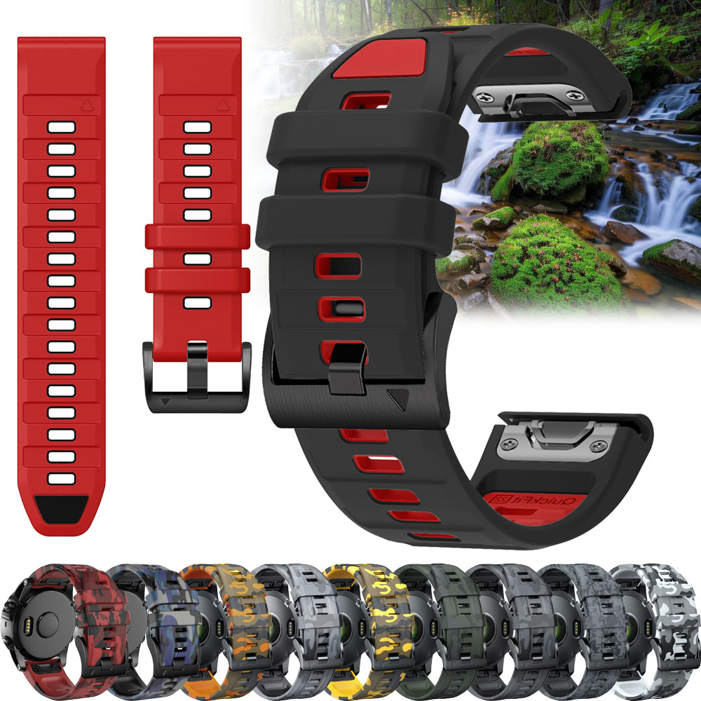 Silicone Watch Band 22Mm - Fenix E 47mm cinturino ufficiale QuickFit