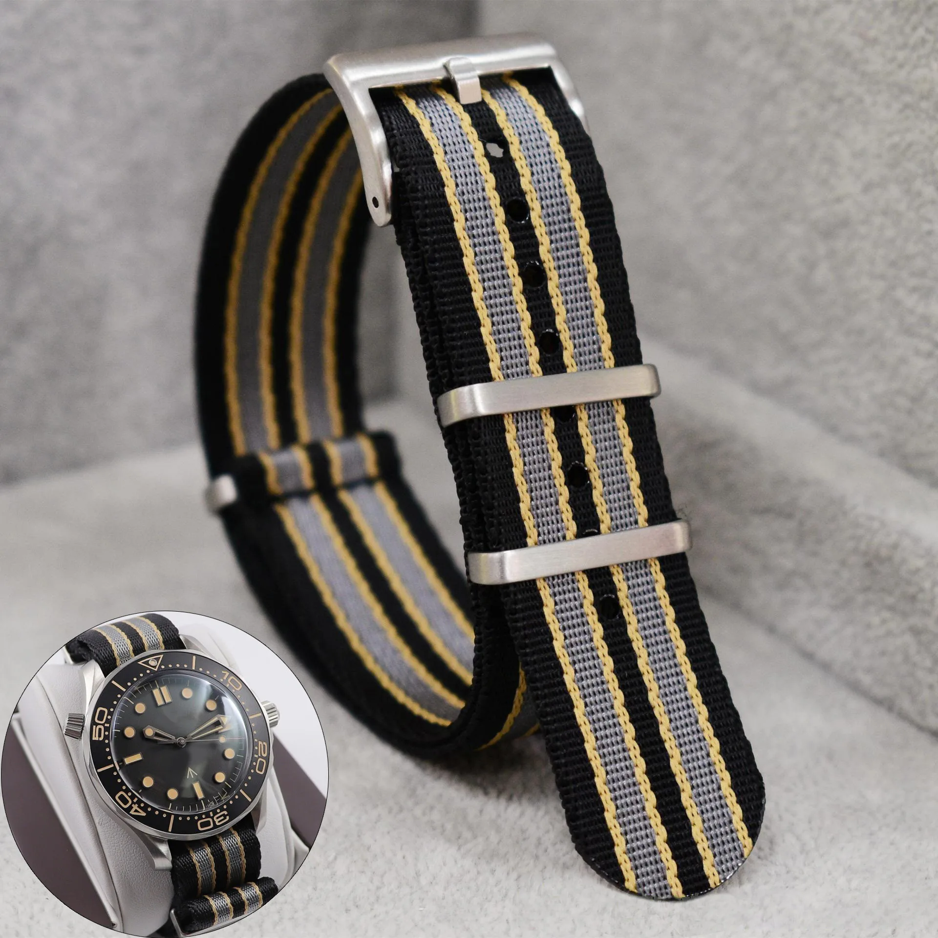 Nato Strap Nylon - Cinturino per orologio in nylon da
