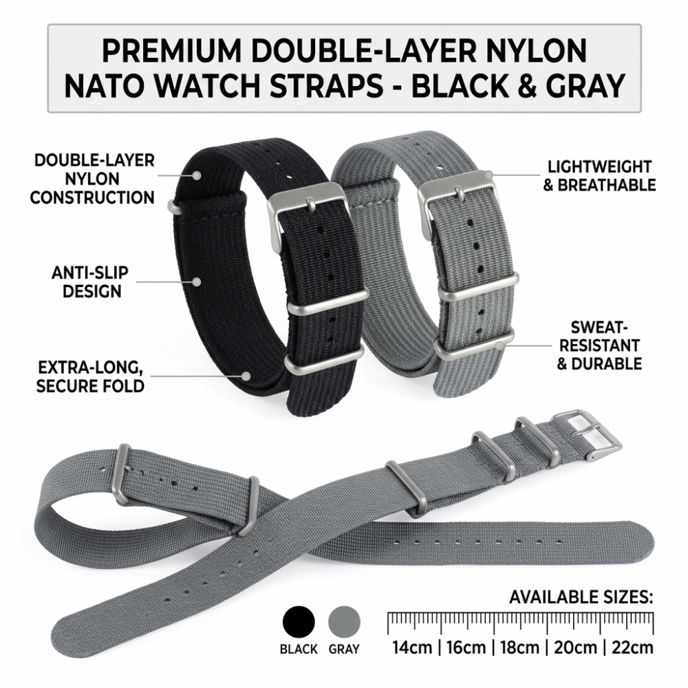 Cinturino NATO 14/16/18/20/22m - Nato Strap Nylon recensione e prezzo