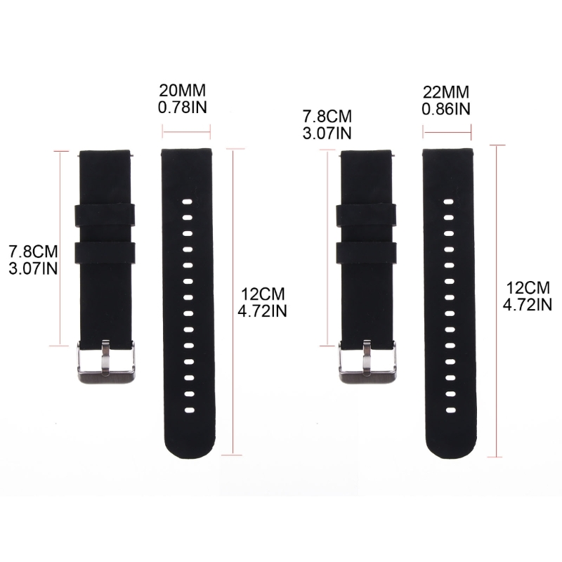 Cinturino in Silicone 20/22mm  - Silicone Watch Band 22Mm recensione e prezzo