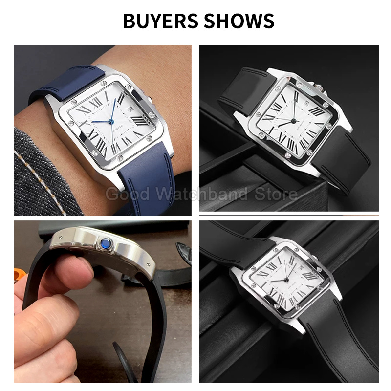 Cinturino per Orologio in Gomm - Cartier Watch Santos recensione e prezzo