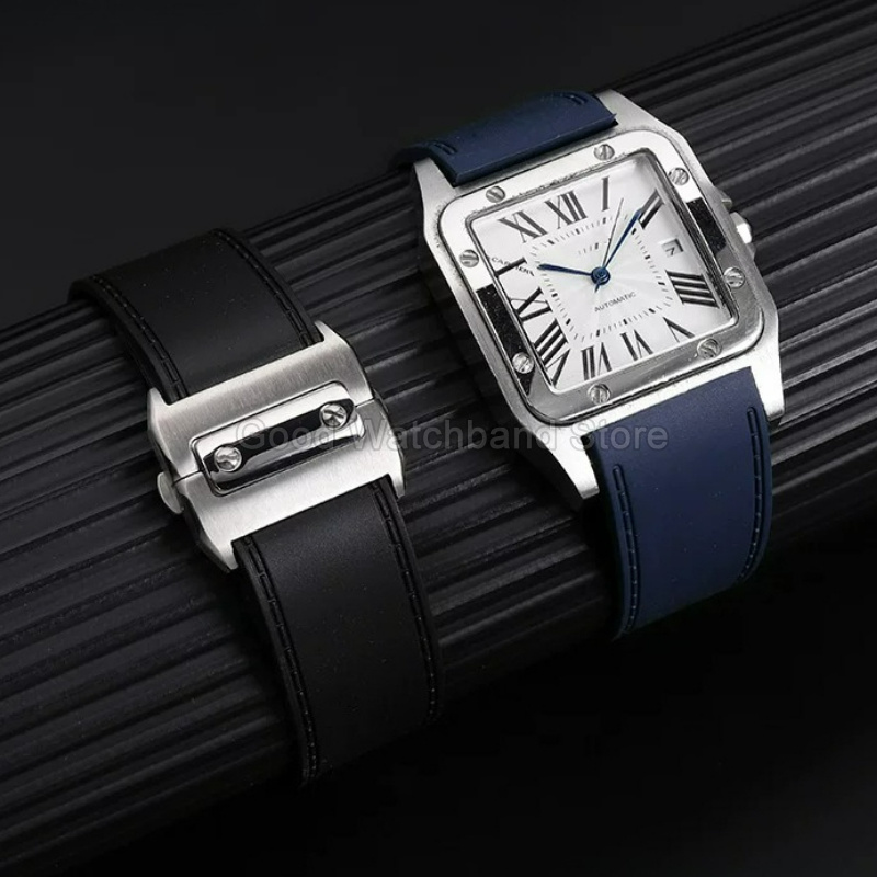 Cinturino per Orologio in Gomm - Cartier Watch Santos recensione e prezzo