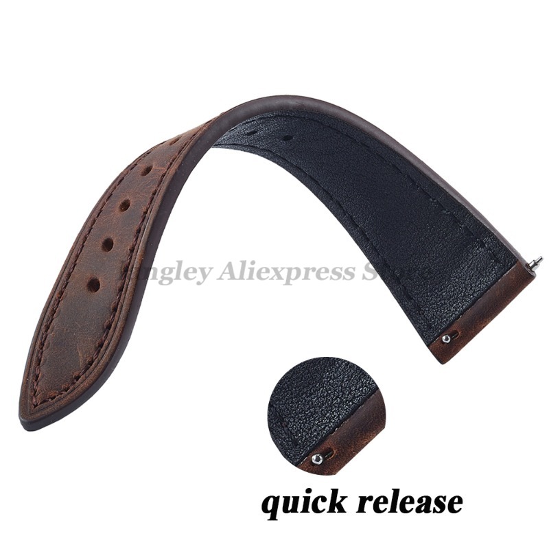 Cinturino per orologio in vera - Leather Strap Quick Release recensione e prezzo