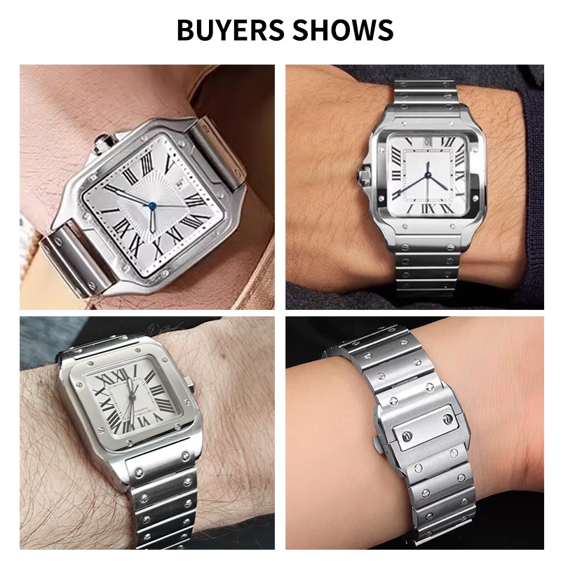 Cinturino per orologio in acci - Cartier Watch Santos recensione e prezzo