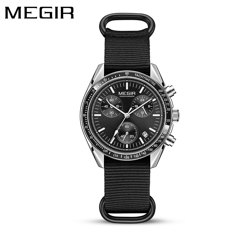 MEGIR 2247 Orologio al quarzo  - Canvas Strap Watch recensione e prezzo