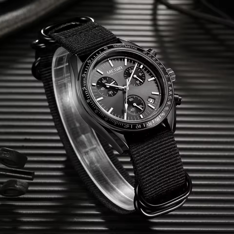 MEGIR 2247 Orologio al quarzo  - Canvas Strap Watch recensione e prezzo