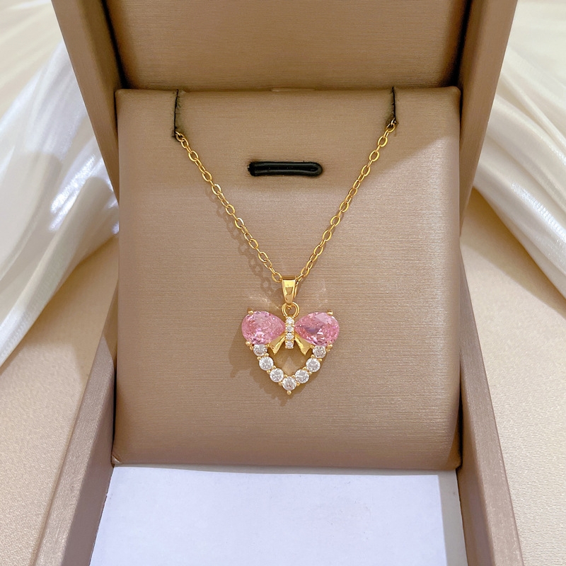 Collana Girocollo da Donna con - Butterfly Clasp Deployant recensione e prezzo