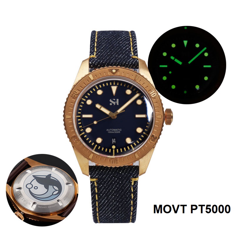 Orologio da uomo in bronzo da  - Canvas Strap Watch recensione e prezzo