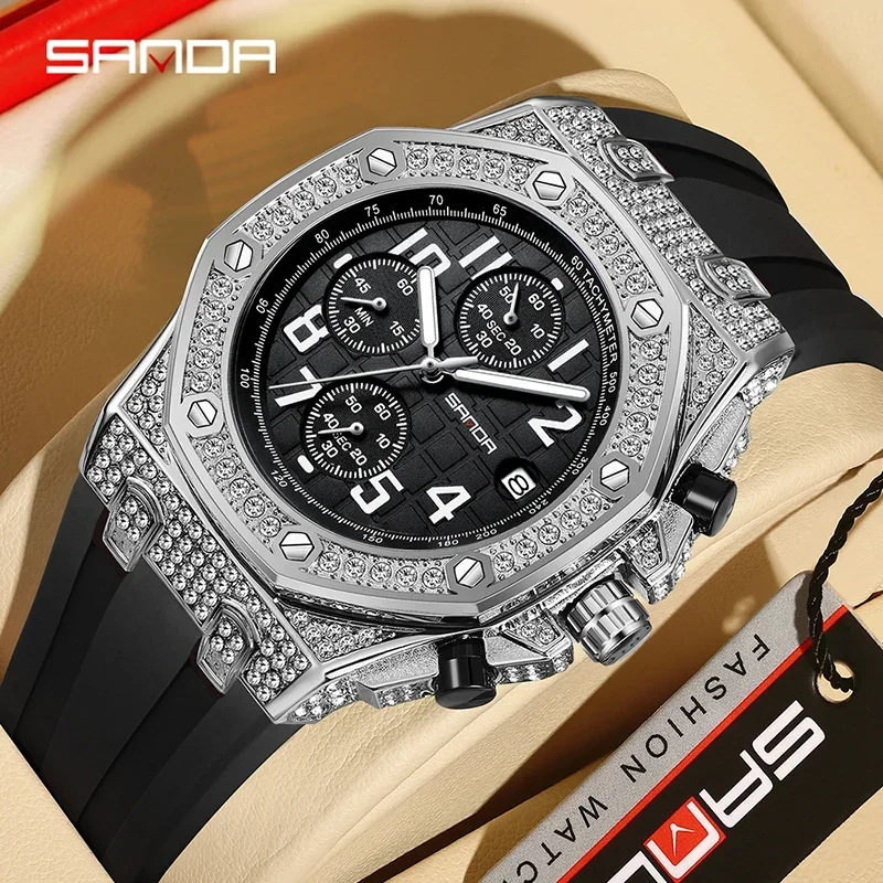 Orologio al Quarzo SANDA 7026  - Rubber Strap Diver recensione e prezzo