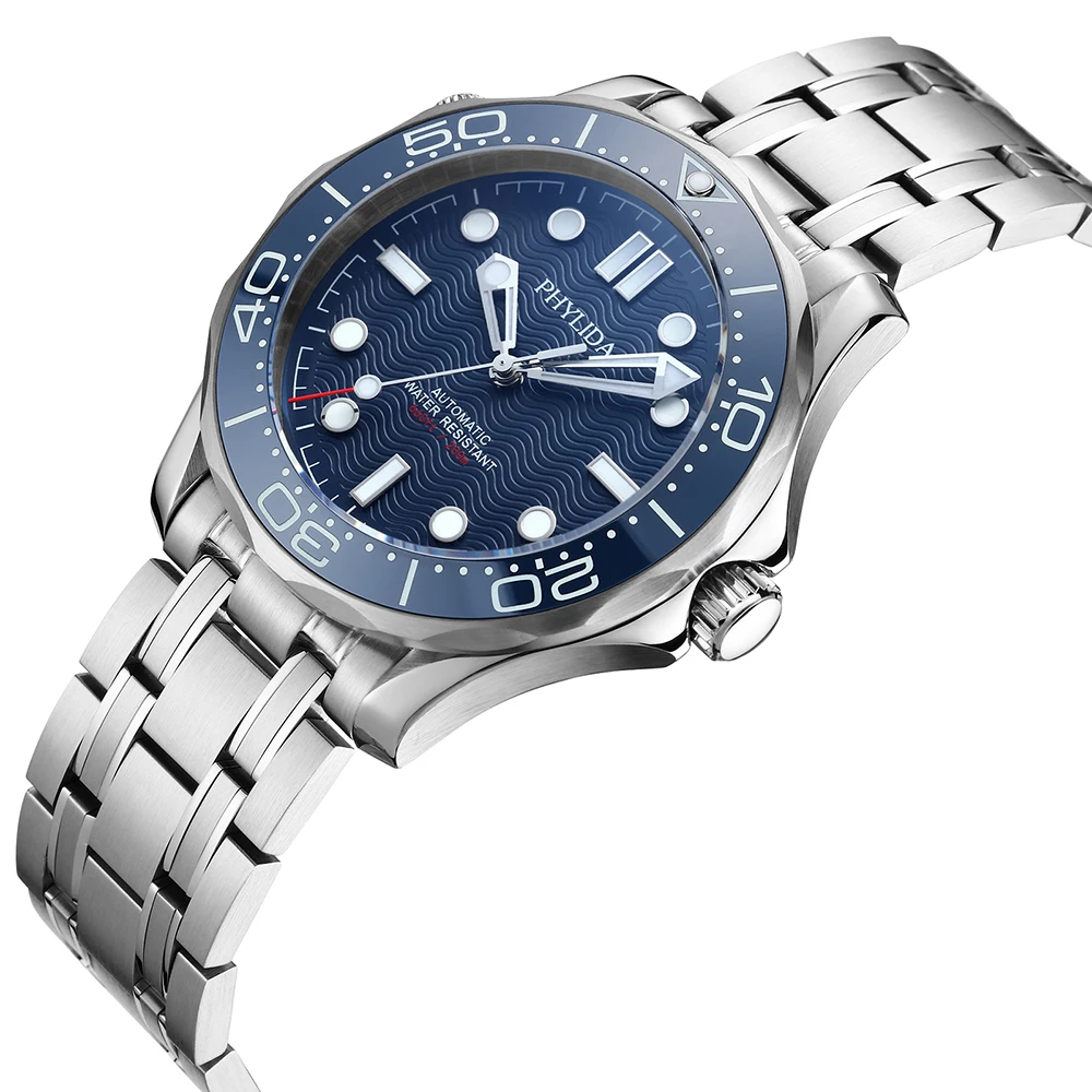 PHYLIDA quadrante blu NH38a or - Seiko Watch Prospex recensione e prezzo
