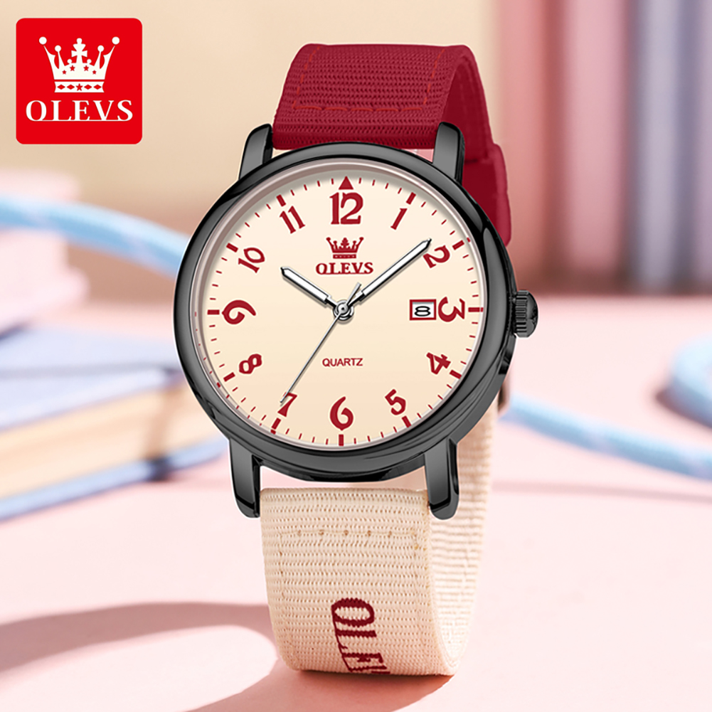 OLEVS Nuovo Orologio al Quarzo - Canvas Strap Watch recensione e prezzo