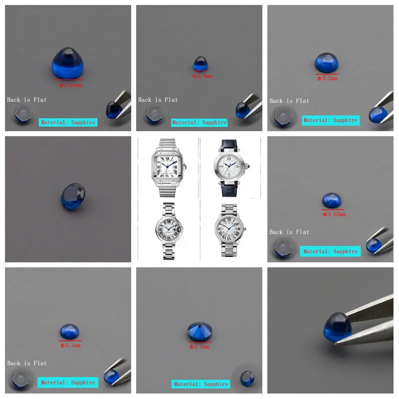 Corona per Orologio con Zaffir - Cartier Watch Ballon Bleu recensione e prezzo