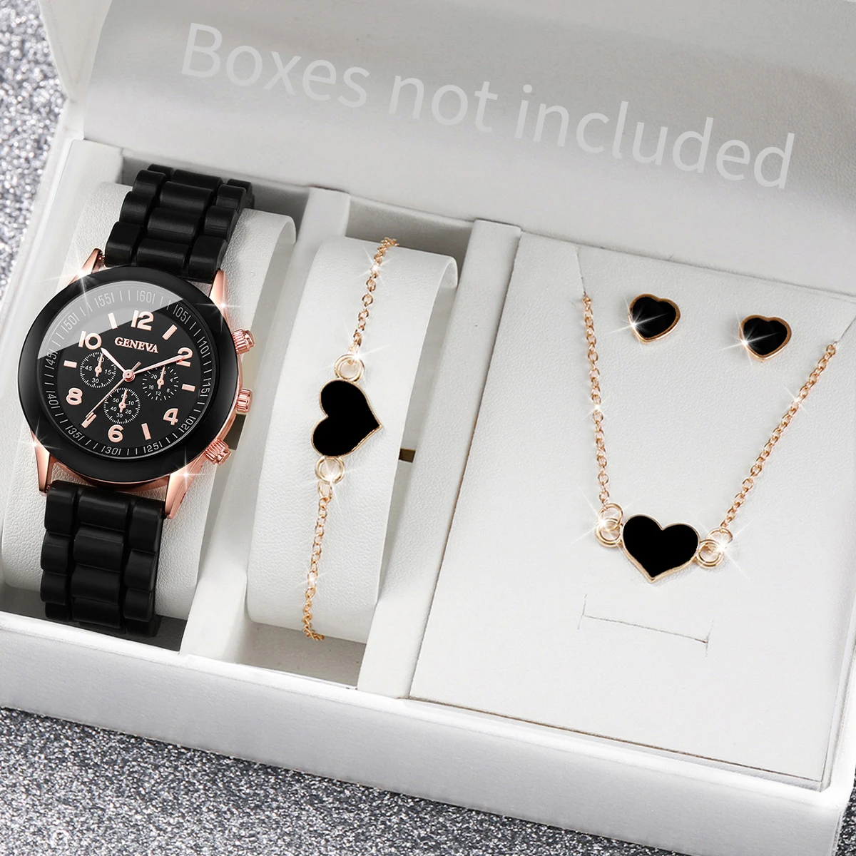 5/6 pezzi di orologi da donna  - Silicone Band Women recensione e prezzo