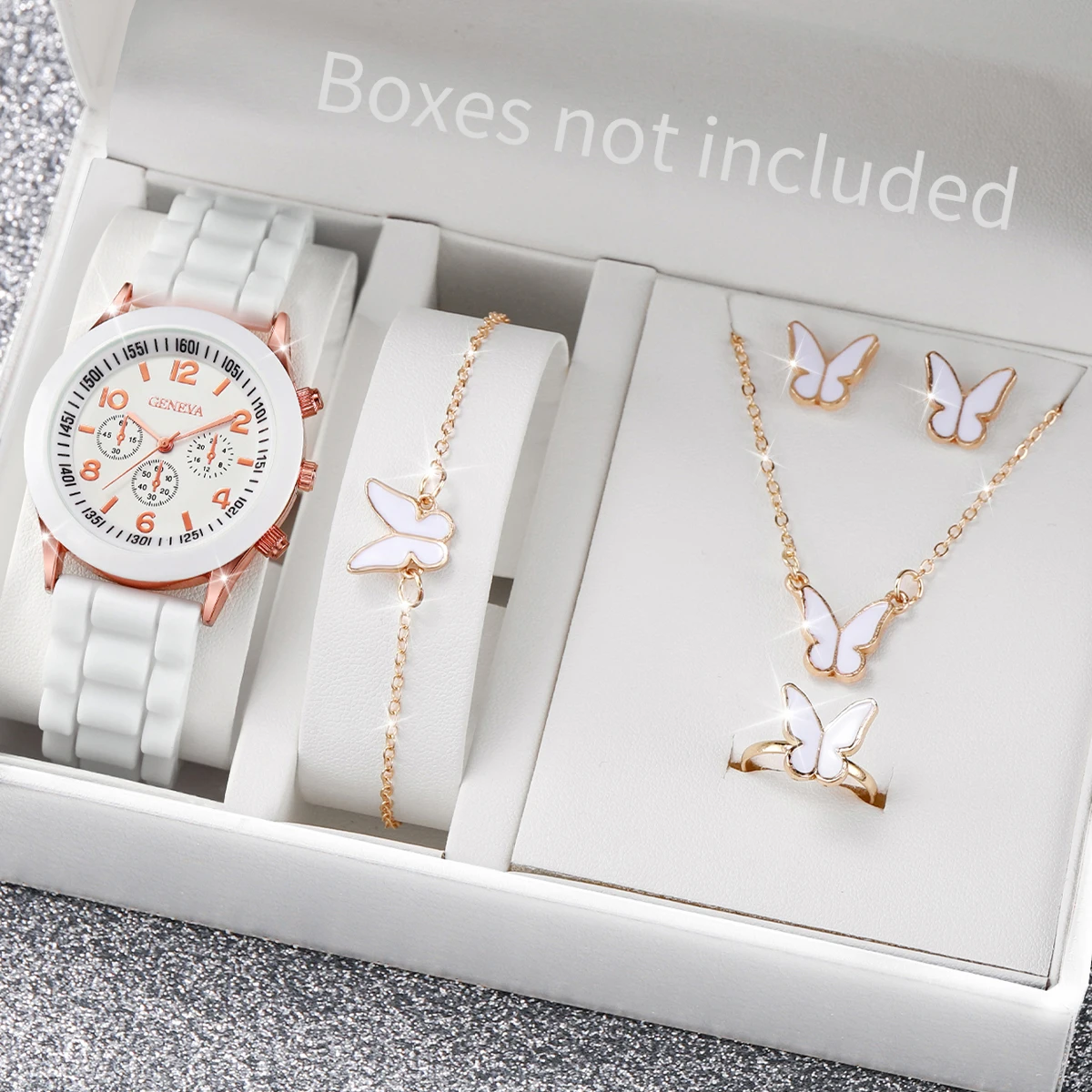 5/6 pezzi di orologi da donna  - Silicone Band Women recensione e prezzo