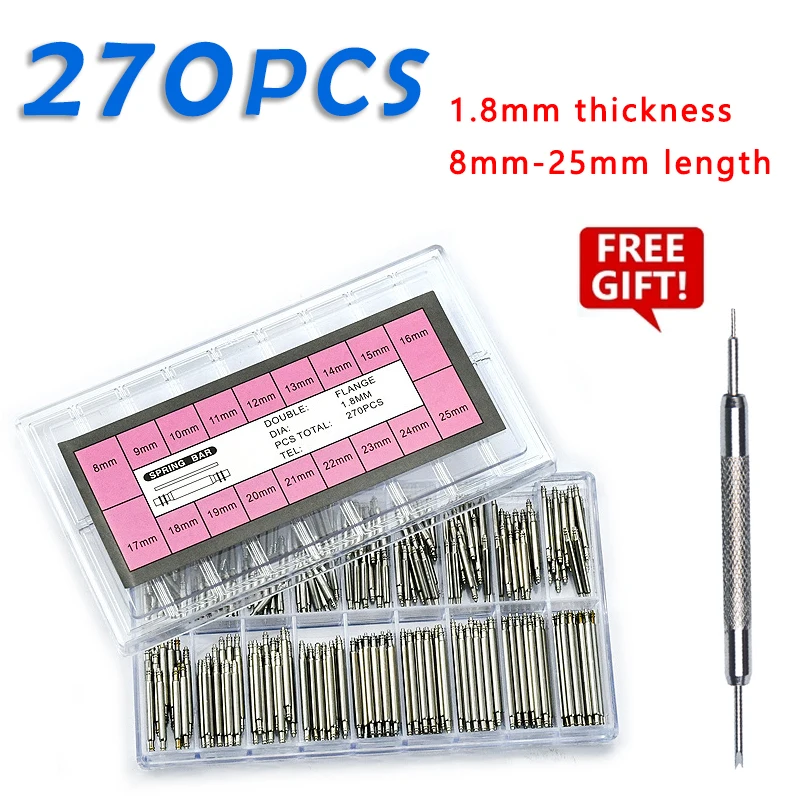 270 pezzi/set di barre a molla - Spring Bar Tool Set recensione e prezzo