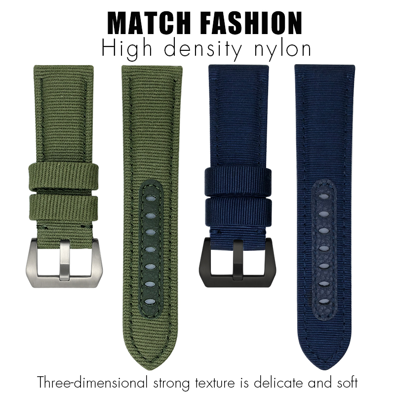 Per Panerai 24mm nuovo cinturi - Canvas Strap Watch recensione e prezzo