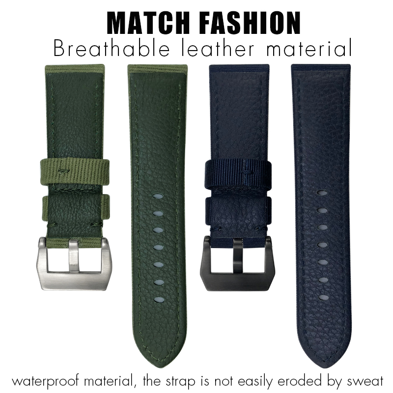 Per Panerai 24mm nuovo cinturi - Canvas Strap Watch recensione e prezzo