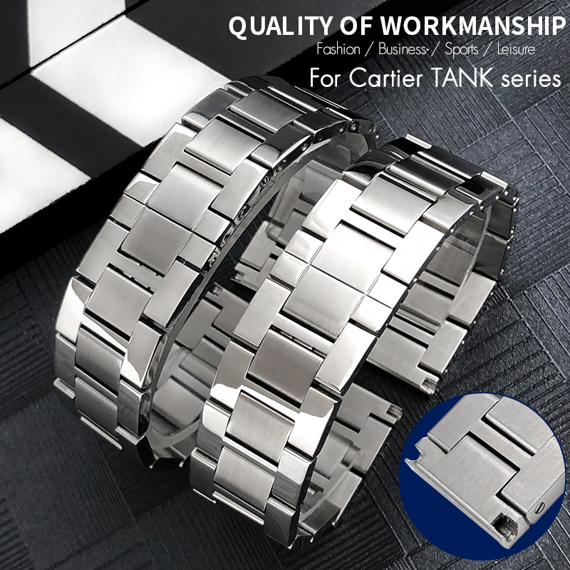 Cinturino in acciaio inossidab - Cartier Watch Santos recensione e prezzo